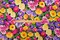 Purple-Pink-Multi Rayon Floral Printed Voile Woven Fabric By the Yard